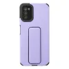 Samsung Galaxy A03s Kılıf Mega Standlı Silikon - Lila