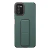 Samsung Galaxy A03s Kılıf Mega Standlı Silikon - Yeşil