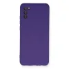 Samsung Galaxy A03s Kılıf Nano İçi Kadife Silikon - Mor