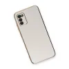 Samsung Galaxy A03s Kılıf Volet Silikon - Beyaz