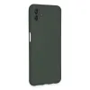 Samsung Galaxy A04e Kılıf Nano İçi Kadife Silikon - Koyu Yeşil