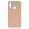 Samsung Galaxy A10s Kılıf Nano İçi Kadife Silikon - Pudra