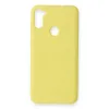 Samsung Galaxy A11 Kılıf Nano İçi Kadife Silikon - Sarı
