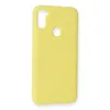 Samsung Galaxy A11 Kılıf Nano İçi Kadife Silikon - Sarı