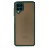 Samsung Galaxy A12 Kılıf Montreal Silikon Kapak - Yeşil