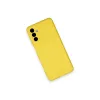 Samsung Galaxy A14 4g Kılıf Nano İçi Kadife Silikon - Sarı