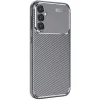 Samsung Galaxy A16 5g Kılıf Auto Focus Karbon Kapak - Gri