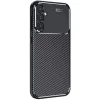 Samsung Galaxy A16 5g Kılıf Auto Focus Karbon Kapak - Siyah