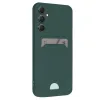 Samsung Galaxy A16 5g Kılıf Kelvin Kartvizitli Silikon - Koyu Yeşil