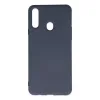 Samsung Galaxy A20s Kılıf Nano İçi Kadife Silikon - Gri