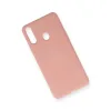 Samsung Galaxy A20s Kılıf Nano İçi Kadife Silikon - Pudra