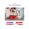 Samsung Galaxy A22 Kılıf Sofya Yüzüklü Silikon Kapak - Kırmızı