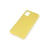 Samsung Galaxy A51 Kılıf Nano İçi Kadife Silikon - Sarı