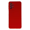 Samsung Galaxy A52 Kılıf Nano İçi Kadife Silikon - Kırmızı