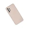Samsung Galaxy A52 Kılıf Nano İçi Kadife Silikon - Pudra
