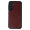 Samsung Galaxy A55 5g Kılıf Aras Deri Kapak - Bordo