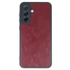 Samsung Galaxy A56 Kılıf Aras Deri Kapak - Bordo