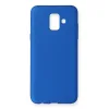 Samsung Galaxy A6 2018 Kılıf First Silikon - Mavi
