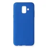 Samsung Galaxy A6 2018 Kılıf First Silikon - Mavi