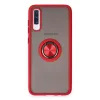 Samsung Galaxy A70 Kılıf Montreal Yüzüklü Silikon Kapak - Kırmızı