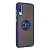 Samsung Galaxy A70 Kılıf Montreal Yüzüklü Silikon Kapak - Lacivert