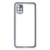 Samsung Galaxy A71 Kılıf Miami Şeffaf Silikon - Gri