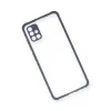 Samsung Galaxy A71 Kılıf Miami Şeffaf Silikon - Gri