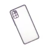 Samsung Galaxy A71 Kılıf Montreal Silikon Kapak - Mor