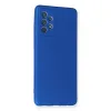 Samsung Galaxy A72 Kılıf First Silikon - Mavi