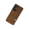 Samsung Galaxy A72 Kılıf Loop Deri Silikon - Kahverengi