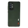 Samsung Galaxy A72 Kılıf Loop Deri Silikon - Yeşil
