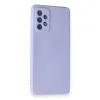 Samsung Galaxy A72 Kılıf Nano İçi Kadife Silikon - Lila