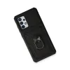 Samsung Galaxy A73 5g Kılıf Pars Lens Yüzüklü Silikon - Siyah