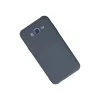 Samsung Galaxy J7 Kılıf Nano İçi Kadife Silikon - Gri