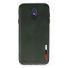 Samsung Galaxy J7 Pro / J730 Kılıf Loop Deri Silikon - Yeşil