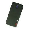 Samsung Galaxy J7 Pro / J730 Kılıf Loop Deri Silikon - Yeşil