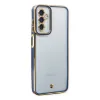 Samsung Galaxy M23 Kılıf Liva Lens Silikon - Mavi