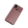 Samsung Galaxy M31 Kılıf Auto Focus Karbon Kapak - Kahverengi