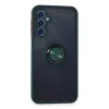 Samsung Galaxy M34 5g Kılıf Montreal Yüzüklü Silikon Kapak - Yeşil