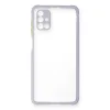 Samsung Galaxy M51 Kılıf Miami Şeffaf Silikon - Lila