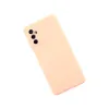 Samsung Galaxy M52 5g Kılıf Nano İçi Kadife Silikon - Pudra