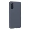 Samsung Galaxy S20 Kılıf Nano İçi Kadife Silikon - Gri
