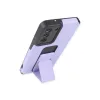 Samsung Galaxy S21 Fe Kılıf Mega Standlı Silikon - Lila