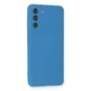 Samsung Galaxy S21 Fe Kılıf Nano İçi Kadife Silikon - Mavi