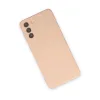 Samsung Galaxy S21 Kılıf Nano İçi Kadife Silikon - Pudra