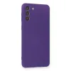 Samsung Galaxy S21 Plus Kılıf Nano İçi Kadife Silikon - Mor