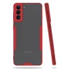 Samsung Galaxy S21 Plus Kılıf Platin Silikon - Kırmızı