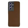 Samsung Galaxy S21 Ultra Kılıf Loop Deri Silikon - Kahverengi