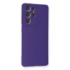 Samsung Galaxy S21 Ultra Kılıf Nano İçi Kadife Silikon - Mor