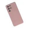 Samsung Galaxy S21 Ultra Kılıf Nano İçi Kadife Silikon - Pudra